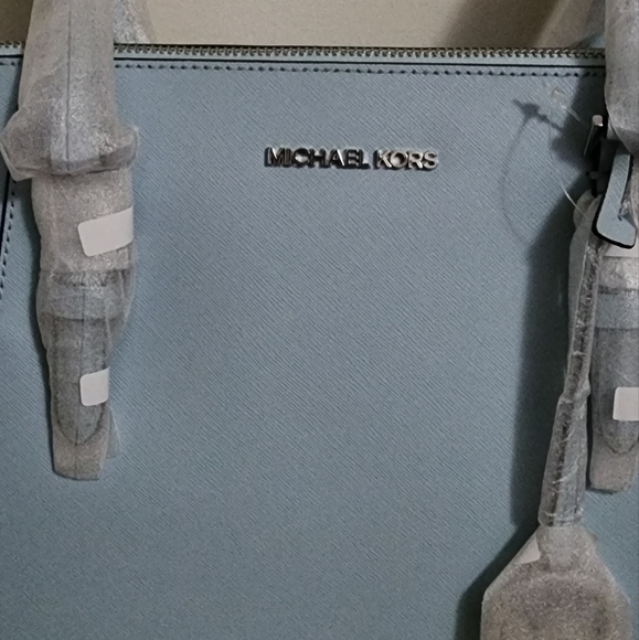 Michael Kors Charlotte TZ Tote Vista Blue Large - Picture 3 of 16